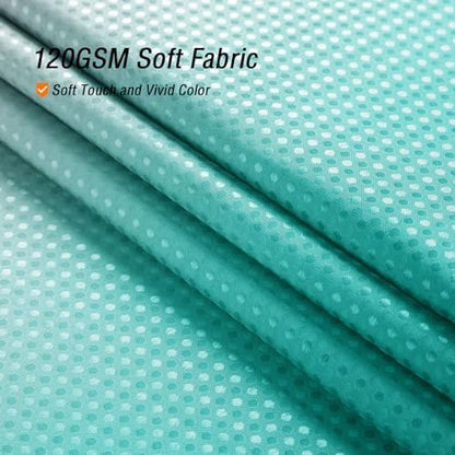 Gibelle Teal Grey Ombre Fabric Shower Curtain for Bath Decor, 72 x 72