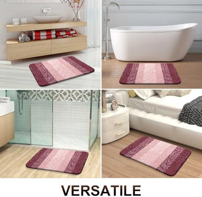 OLANLY Bathroom Rugs Mat 36x24, Extra Soft Absorbent Microfiber Bath Rugs