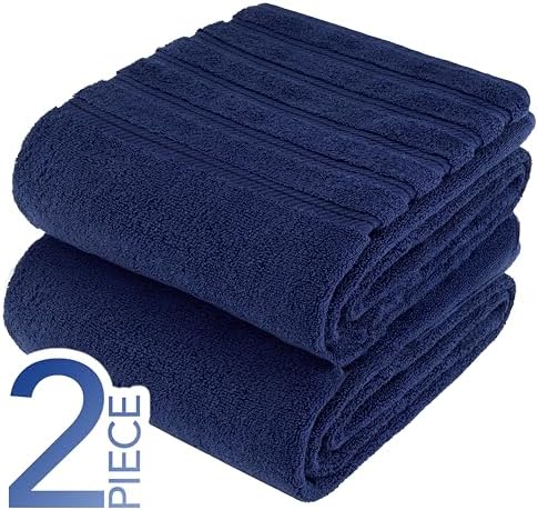 American Soft Linen 100% Cotton Luxury Turkish Towels, 2PC 35x70 Bath Sheet