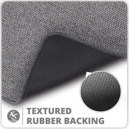 Bath Mat,Ultra Thin Bathroom Rugs,Rubber Bath Mats for Bathroom,Bath rugs