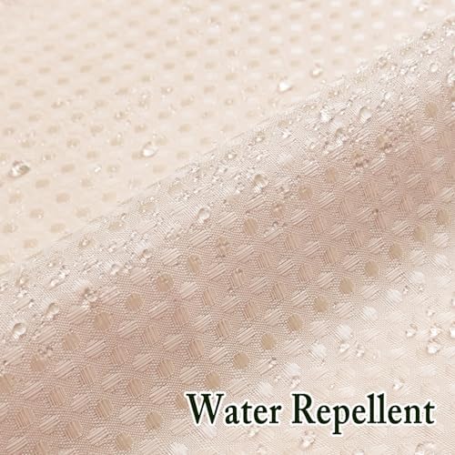 Gibelle No Hook Cloth Blush Pink Shower Curtain with Liner, 72x80
