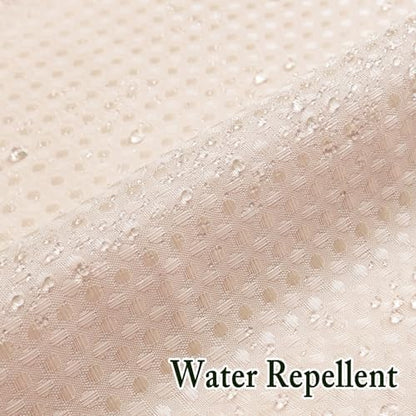 Gibelle No Hook Cloth Blush Pink Shower Curtain with Liner, 72x86