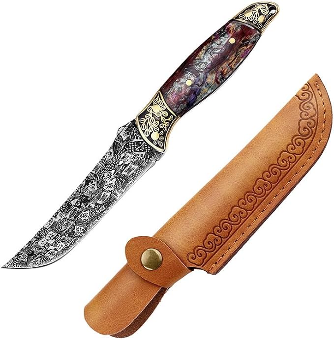 8.6" Asian Chef Knife,Stainless Steel Chinese Slicing,Lightweight and Versatile Design,Suitable for Cutting Vegetable,Meat,Ergonomic Handle,Preferred for Home Kitchens and Professional Chefs