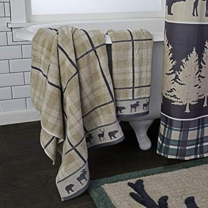 SKL Home Yellowstone Grand Teton Bath Towel, Taupe 50.00" x 27.00"