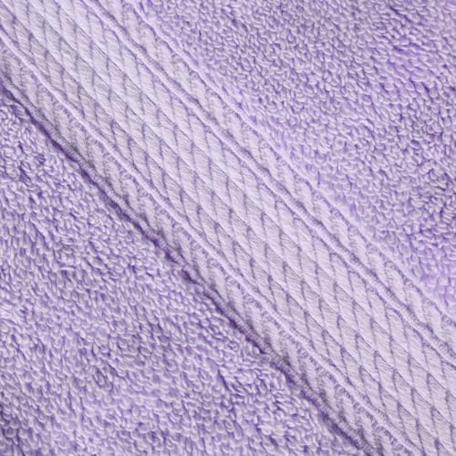 SUPERIOR Egyptian Cotton Ultra Plush & Absorbent, 3 Piece Set, Purple