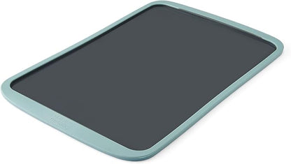 Chicago Metallic Silicone Baking Sheet, 10 x 15 Inch Jelly Roll Pan with Wire-Reinforced Rim, Nonstick Flexible Cookie Sheet for Baking Cookies, Veggies, and Appetizers, Oven Safe to 428 Degrees F