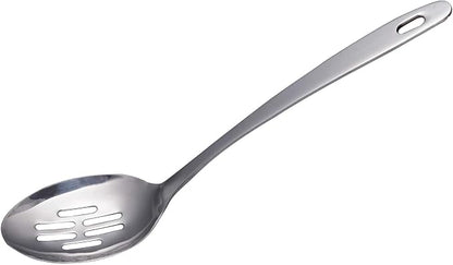 IMEEA Stainless Steel Slotted Spoon 13-Inch Cooking & Serving Spoon Metal Kitchen Spoon for Draining, Pasta and Vegetables