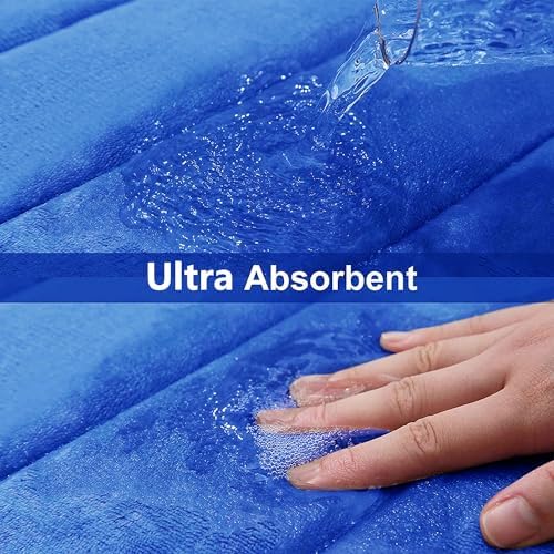 Buganda Memory Foam Bath Mat 30 x 20, Ultra Soft Absorbent Bathroom Rugs