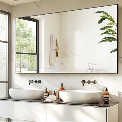 Bathroom Vanity Mirror for Wall, 60"x36" Bathroom Mirror for Over Sink