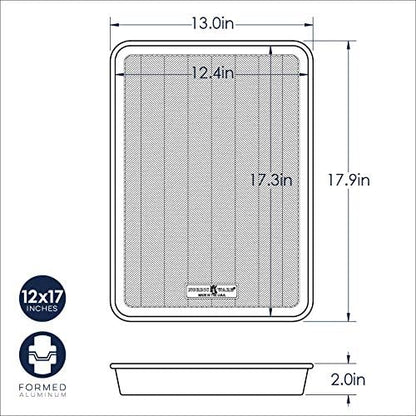 Nordic Ware Prism 13" X 18" High-Sided Sheet Cake Pan, 1 Pack