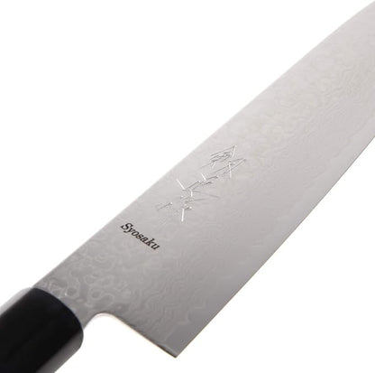 Japanese Chef Knife Damascus ZA18 69 Layer Octagonal Magnolia Wood Handle, Gyuto 8.3-inch (210mm)