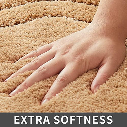 COSY HOMEER Non-Slip Bath Mats Extra Thick Absorbent Plush Washable