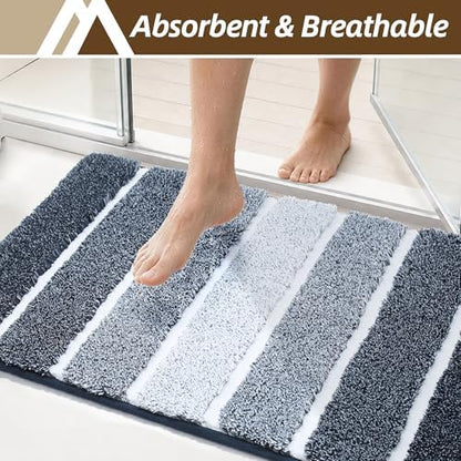 COSY HOMEER Bathroom Rugs 30x20, Ultra Soft Absorbent Bath Mat