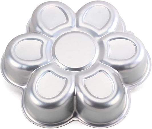 Flower Shaped Cake Pan, Aluminum 3D Flower Cake Mold for Baking Mould Tin Cake Pan