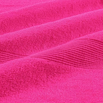 Belizzi Home 4 Pack Bath Towel Set 27x54, 100% Ring Spun Cotton, Ultra Soft Highly Absorbent Machine Washable Hotel Spa Quality Bath Towels for Bathroom, 4 Bath Towels - Hot Pink