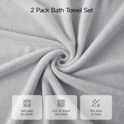ecolook Ultra Soft 6-Piece Towel Set, 100% Cotton