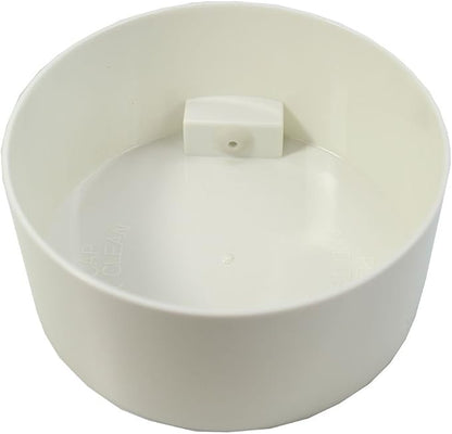 Tightpac Pawvac 5 to 24 Ounces Container, Airtight Pet Food and Treats Storage Jar - Patented Vacuum Seal Container for Pet Food, Treats and other Dry Goods - White with Cats