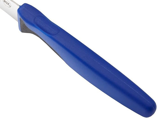 Mercer Culinary Millennia Colors 3-Inch Slim Paring Knife, Blue (Pack of 2)