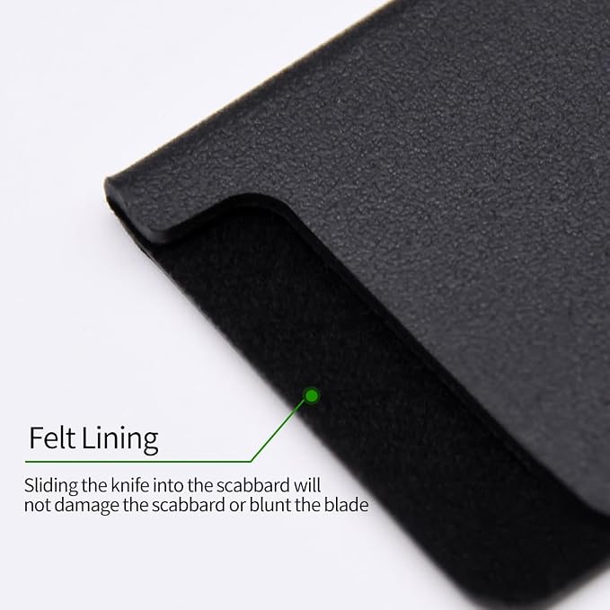 10pcs Universal Knife Edge Guards Set, Non-BPA Knife Sheath, Gentle on Your Blades