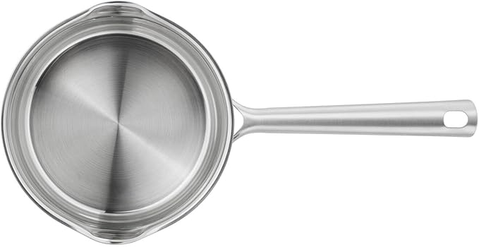 ZWILLING TrueFlow 5-Piece Saucepan Set, with Pouring Function, Suitable for Induction, Uncoated, Stainless Steel, Silver