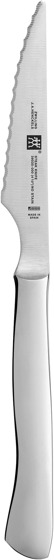 ZWILLING 4-pc Serrated Steak Knife Set, Stainless Steel