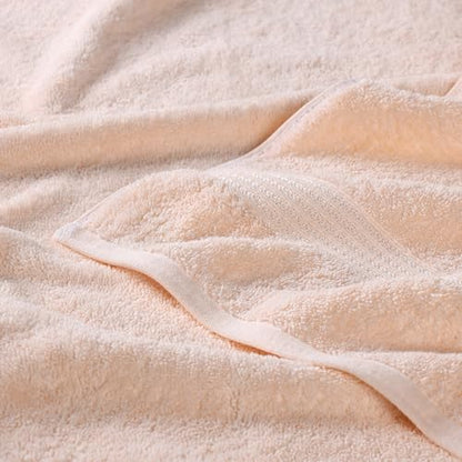 Superior Egyptian Cotton Bath Towel Set, Home Bathroom Towels, Master, Guest Bath, Decor Essentials, Quick Dry, Absorbent, Large Body Towels, Spa, Hotel, Resort, Adult, Kids, Set of 2, Peach