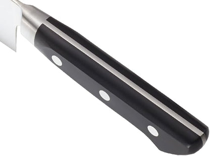Mercer Culinary MX3 Premium San Mai VG-10 Steel Core Blade Nakiri Knife, 185mm 7 Inch,Black