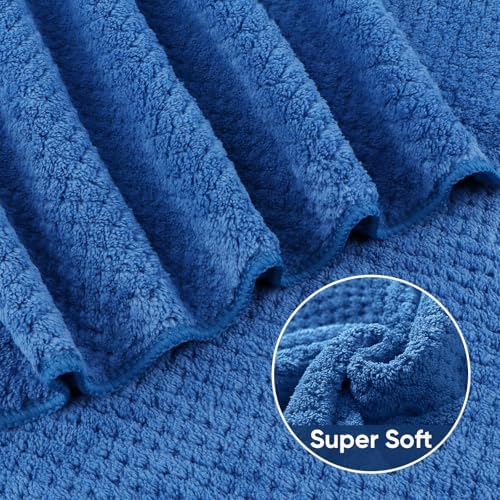 HOMEXCEL 6PK Bath Towel Set, 24x48 in, Absorbent&Quick Dry Towels for Hotel