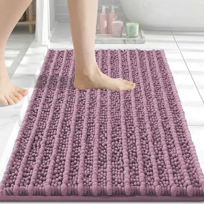 Arotive Bathroom Rugs Mat 24x16, Soft Absorbent Chenille Shaggy Bath Mat