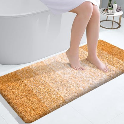 OLANLY Bathroom Runner Rug 44x24, Extra Soft Absorbent Microfiber Bath Rugs