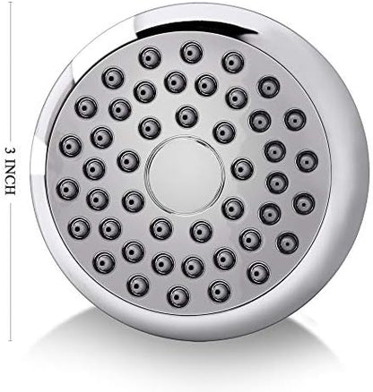 AISOSO Fixed Shower Head High Pressure 3 Inch Showerhead Chrome