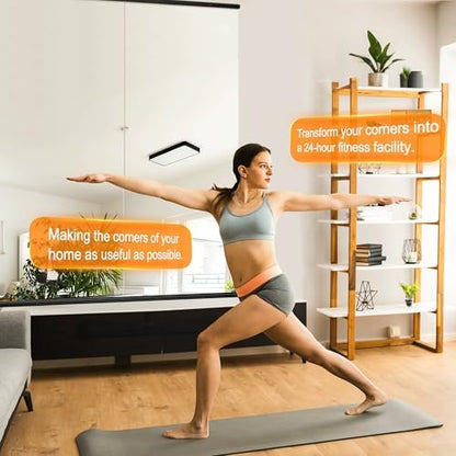 Delma Home Gym Mirror, 70''x24''x2PCS Black Wall Mounted Large Frameless Tempered Glass Wall Mirror for Home Gym, Garage, Bedroom, Bathroom