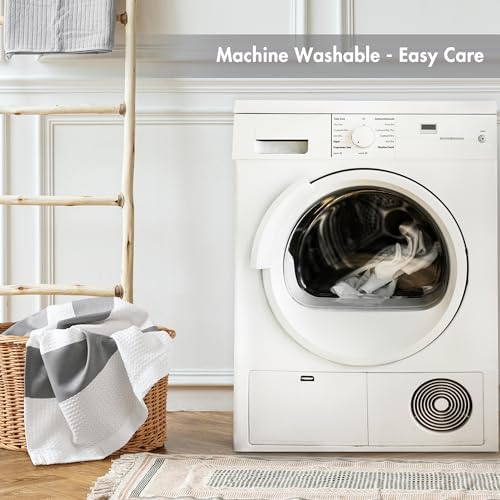 Madison Park Spa Waffle Weave Stall Shower Curtain, 36 x 72, Charcoal