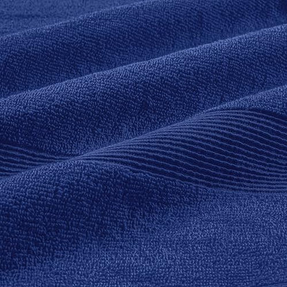 Belizzi Home Ultra Soft 6-Piece Hand Towel Set 16x28-100% Ringspun Cotton - Durable & Highly Absorbent Hand Towels - Ideal for use in Bathroom, Kitchen, Gym, Spa & General Cleaning - Navy Blue
