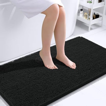 OLANLY Bathroom Runner Rugs 44x24, Extra Soft Absorbent Chenille Bath Rugs