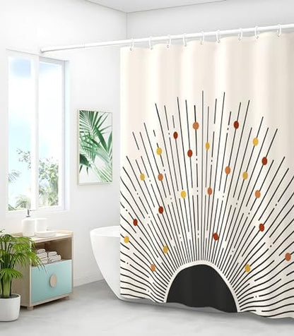Bathroom Shower Curtain Cute Cortinas para Baño 72 x 72, Sun