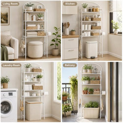 4-Tier Over The Toilet Storage, Bathroom Organizer