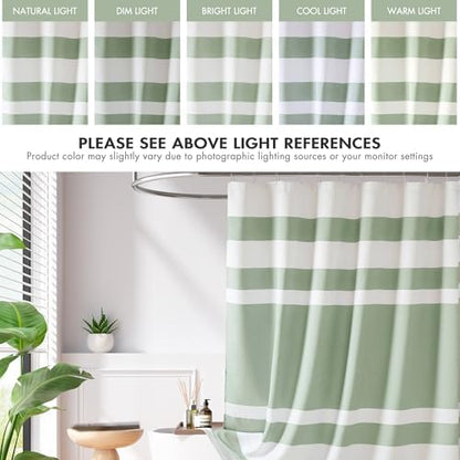Madison Park Spa Waffle Extra Wide Shower Curtain, 108 x 72, Sage Green