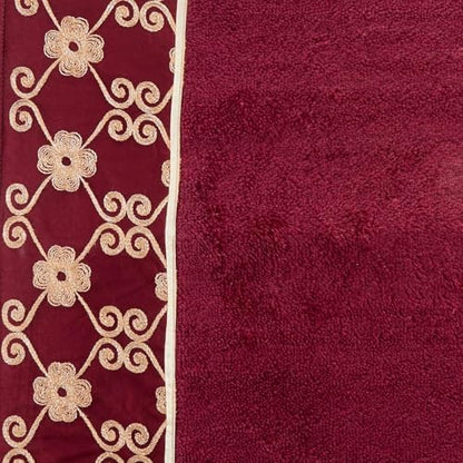 Zahari Home Elegant Rose Classic Bathroom Rug Modern Bath Rug Luxury Contemporary Decor Beautiful Shower Mat Unique Design Stylish Bathroom Runner Rug Bath Shower Tub Décor