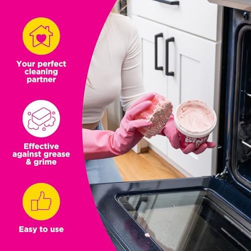 Stardrops The Pink Stuff Miracle Cleaning Paste & Sqeezy Scrubber Kit
