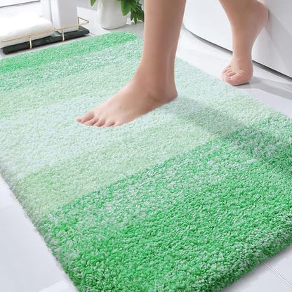 OLANLY Bathroom Rugs Mat 36x24, Extra Soft Absorbent Microfiber Bath Rugs