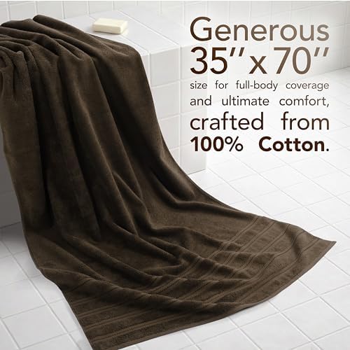 American Soft Linen 100% Cotton Luxury Turkish Towels, 35x70 XL Bath Sheet