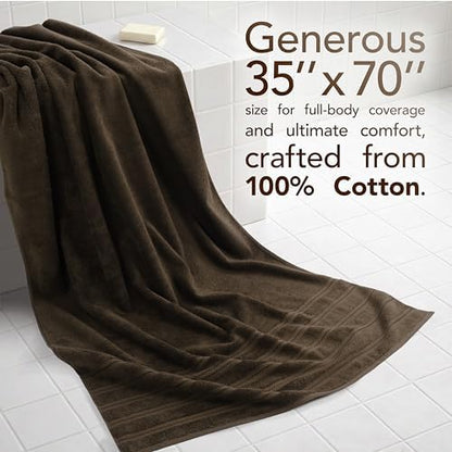 American Soft Linen 100% Cotton Luxury Turkish Towels, 35x70 XL Bath Sheet