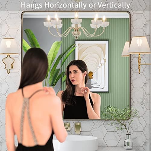 LOAAO 36"X36" Bronze Bathroom Mirror