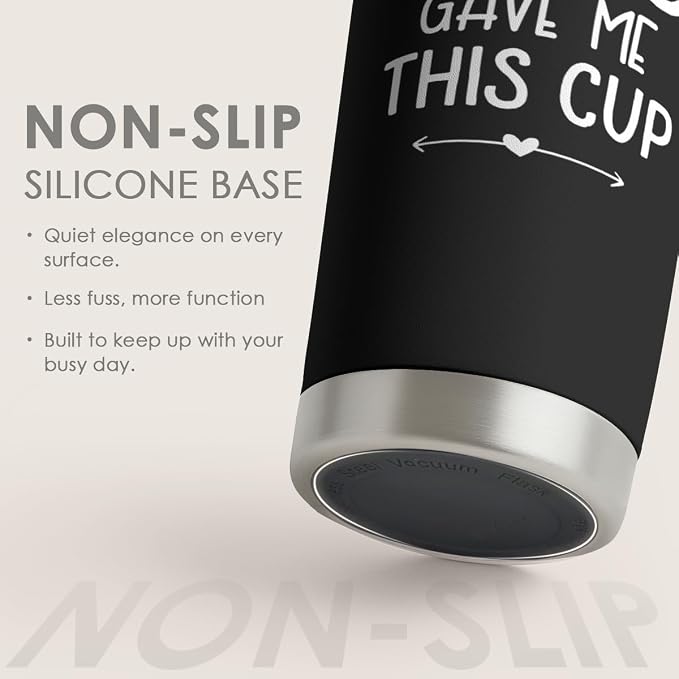 SANDJEST 20oz Insulated Stainless Steel Tumbler for Dad, Funny My Favorite Child Gave Me This Cup Travel Mug from Daughter Son, Christmas Father's Day