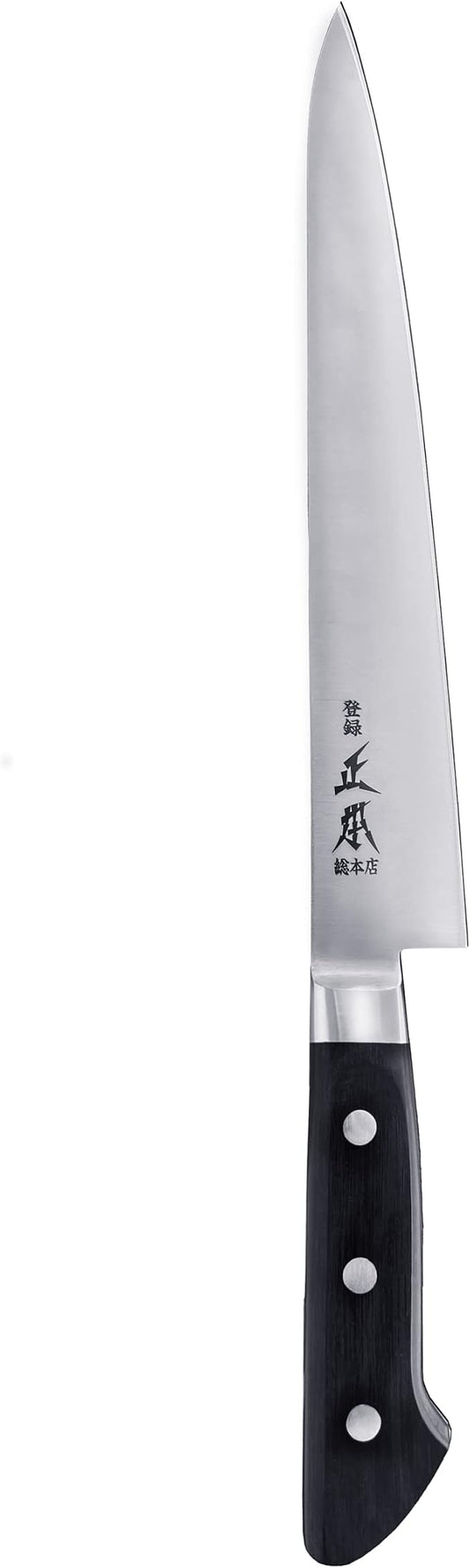 MASAMOTO VG Japanese Petty Knife 6" (150mm) Professional Kitchen Small Utility Knife, Ultra Sharp Japanese Stainless Steel Blade, Duracon Handle, Made in JAPAN