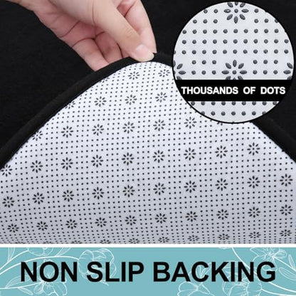 Smiry Memory Foam Bath Mat 70x24, Extra Soft and Absorbent Bathroom Rugs