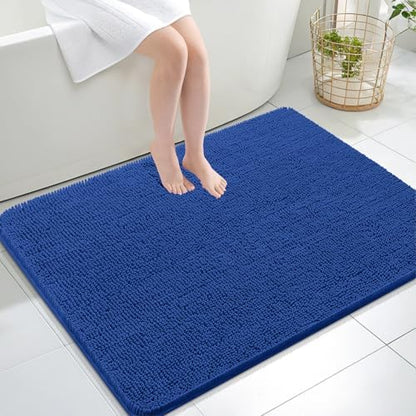 OLANLY Large Bathroom Rugs 40x32, Extra Soft Absorbent Chenille Bath Rugs