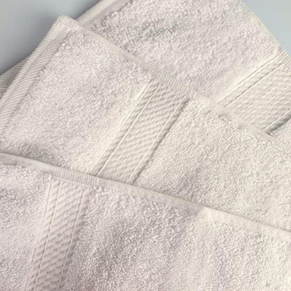 SUPERIOR Egyptian Cotton Ultra Plush & Absorbent, 8 Piece Set, Cream