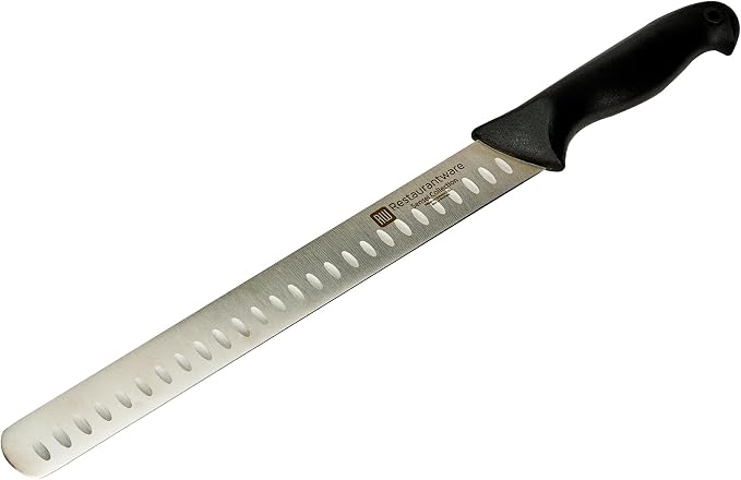 Restaurantware Sensei Back of the Haus - 11-inch Slicing Knife - Professional Chef's Kitchen Knife - Durable German Steel - Stain Resistant - With HACCP Coding For Food and Allergen Safety